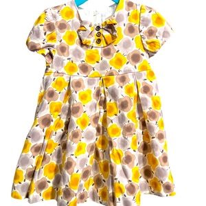 Mayoral abstract apple print, super soft, lined 24 mos girls dress. GUC